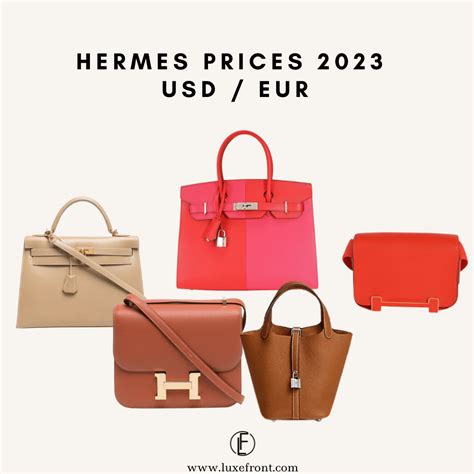 hermes bag price list